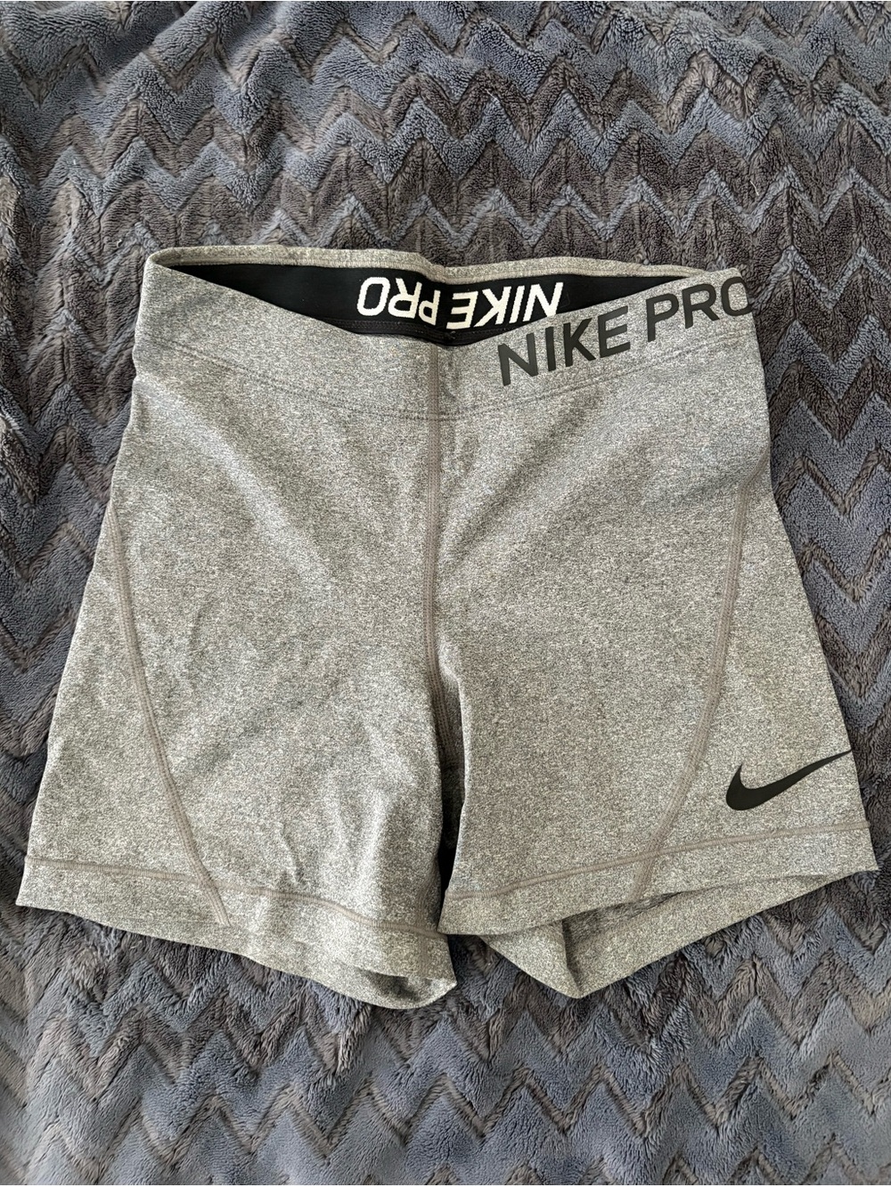 Nike Pro Grey Biker Shorts